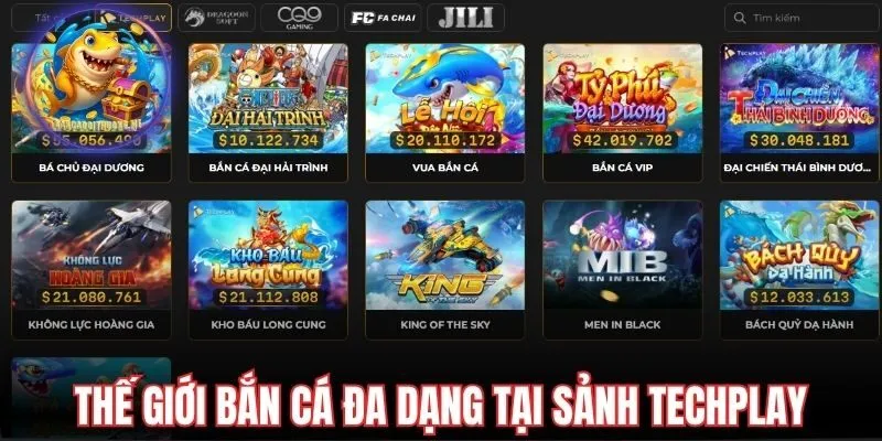 Thế giới săn cá thú vị tại sảnh Techplay